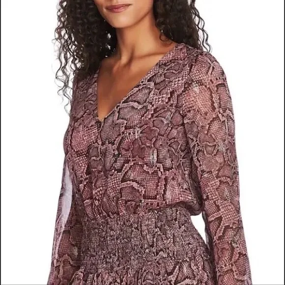 purple snakeskin dress Vintage Blumarine Snakeskin Dress | Scarz Vintage